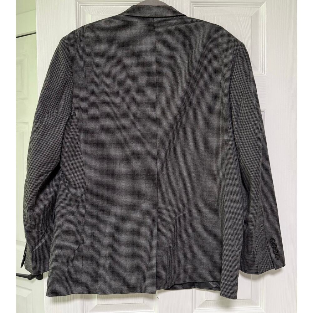 Chaps Men's Mini Houndstooth Two Buttons Sportscoat Blazer Jacket Size 44R - Picture 10 of 10